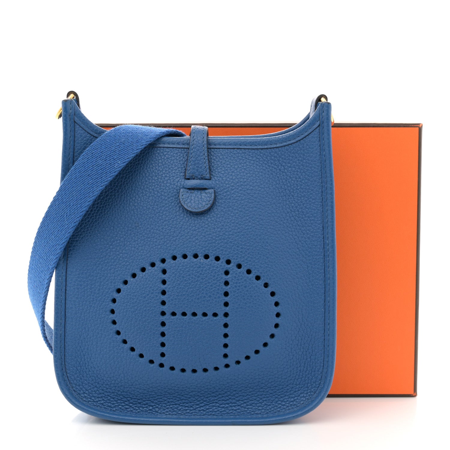 Hermes Taurillon Clemence Evelyne TPM Bleu France 13 of 13