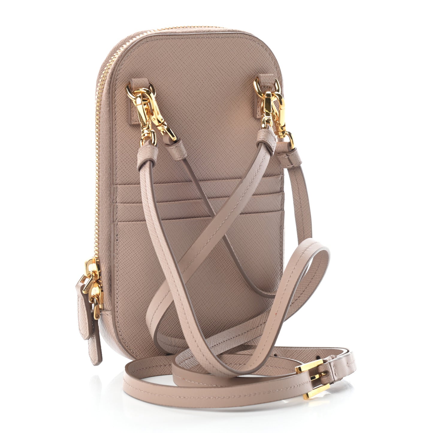 Saffiano Phone Case Crossbody Pouch Cammeo