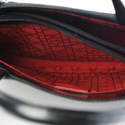 Christian Dior Nylon Cannage Tote Black 7 of 9