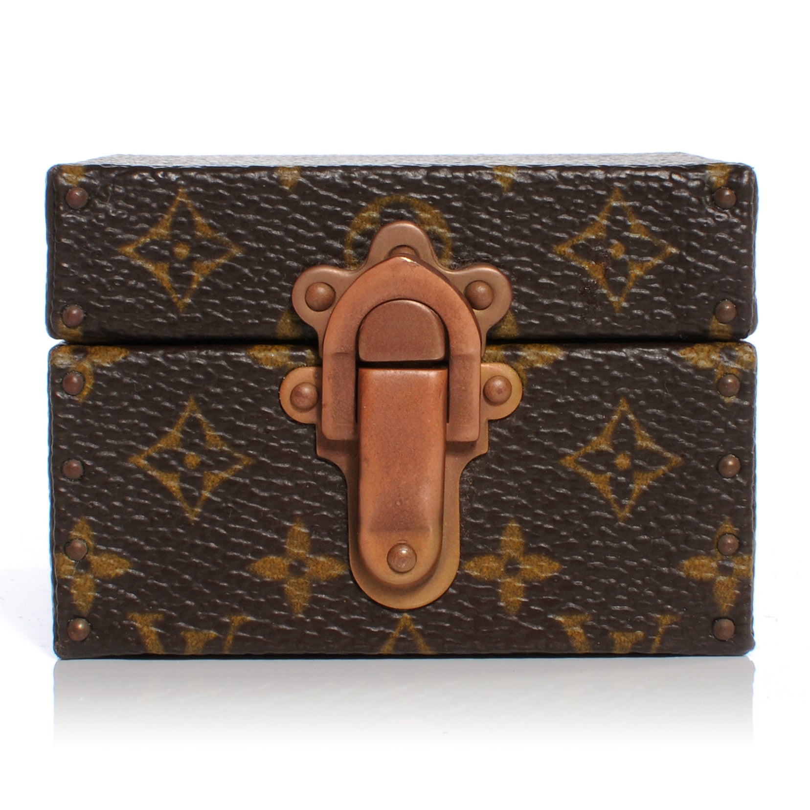 Louis Vuitton Monogram Ring Box Mini Trunk Case 1 of 5