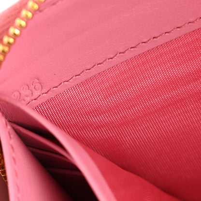 Prada Vitello Move Zip Around Wallet Geranio 7 of 7