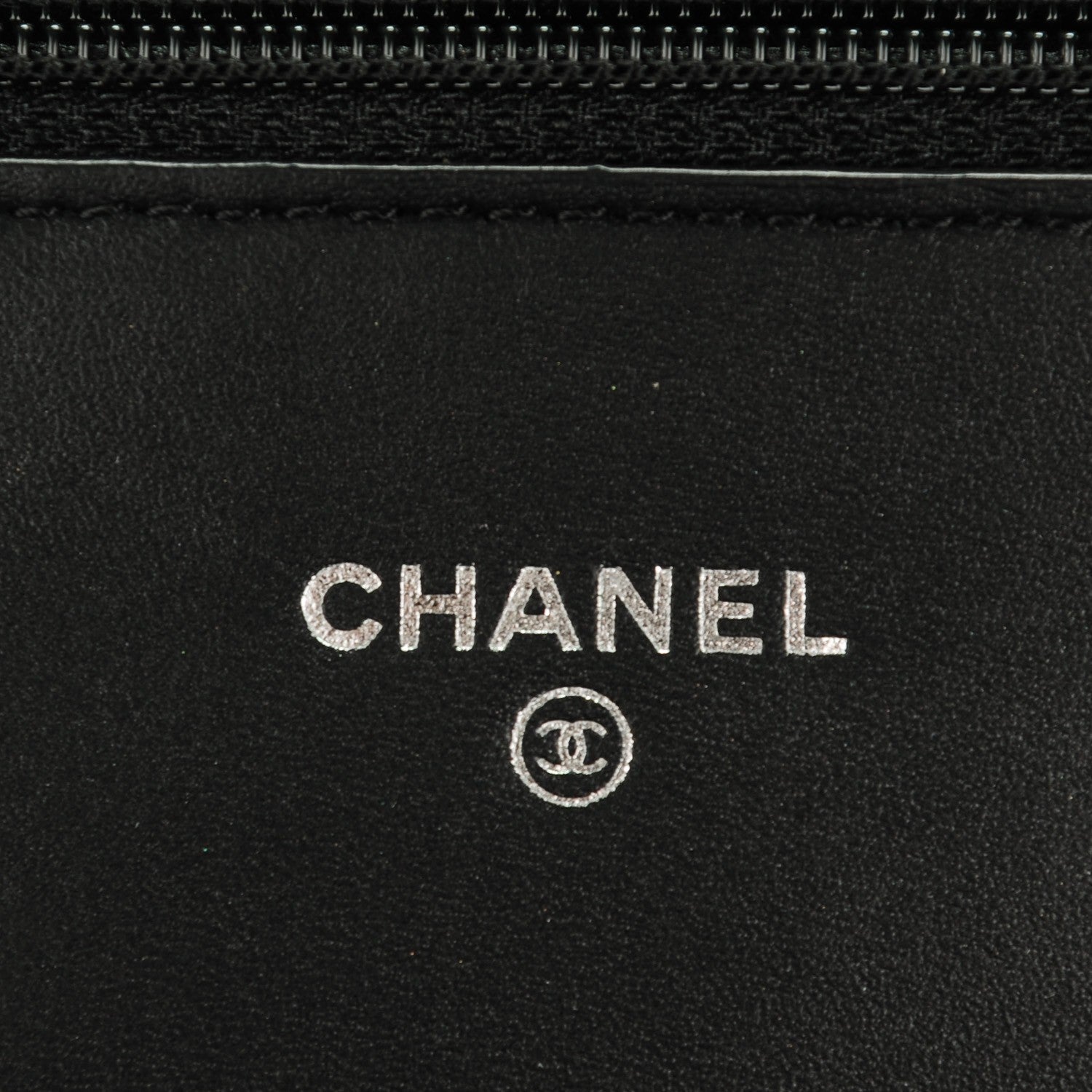 Chanel Patent Quilted Brilliant Wallet On Chain WOC Black 6 of 8