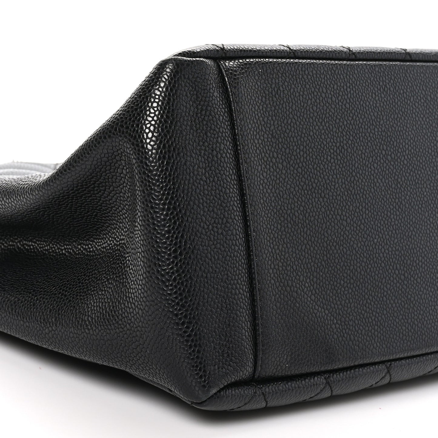 Caviar Quilted Grand Shopping Tote GST Black