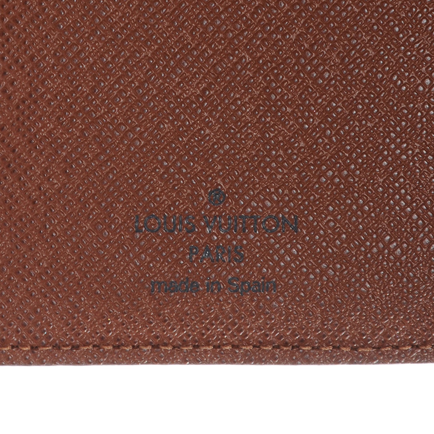 Monogram Pocket Agenda Cover