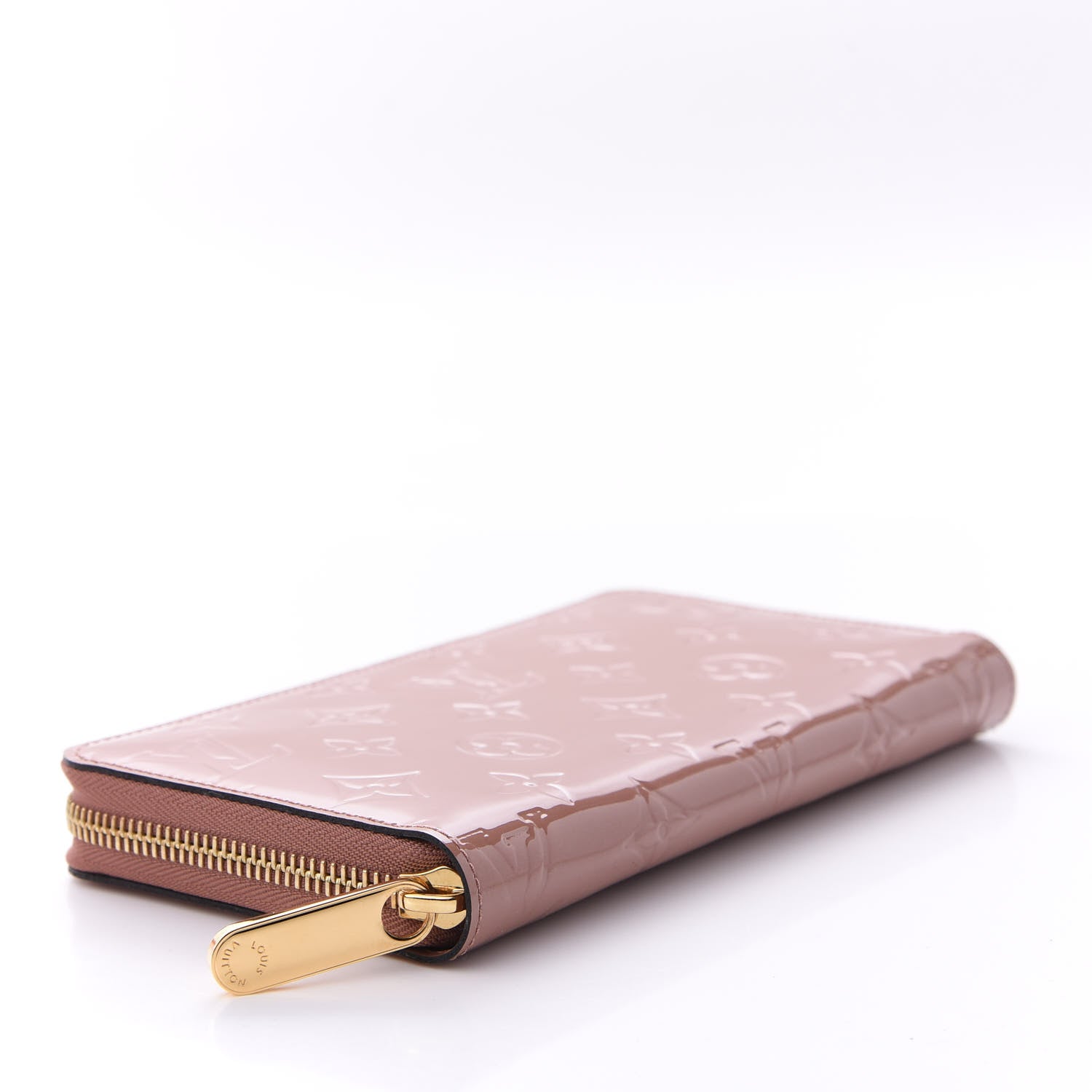 Louis Vuitton Vernis Zippy Wallet Rose Velours 4 of 10