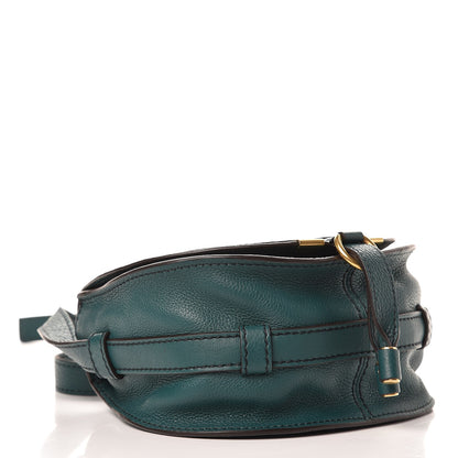 Chloe Calfskin Mini Marcie Round Crossbody Bag Teal 4 of 7
