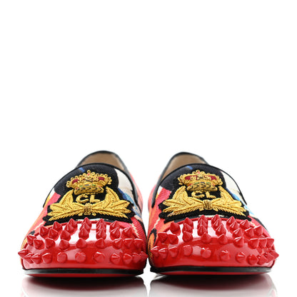 Christian Louboutin Patent Hawaii Intern Flat Loafers 35.5 Multicolor 2 of 9