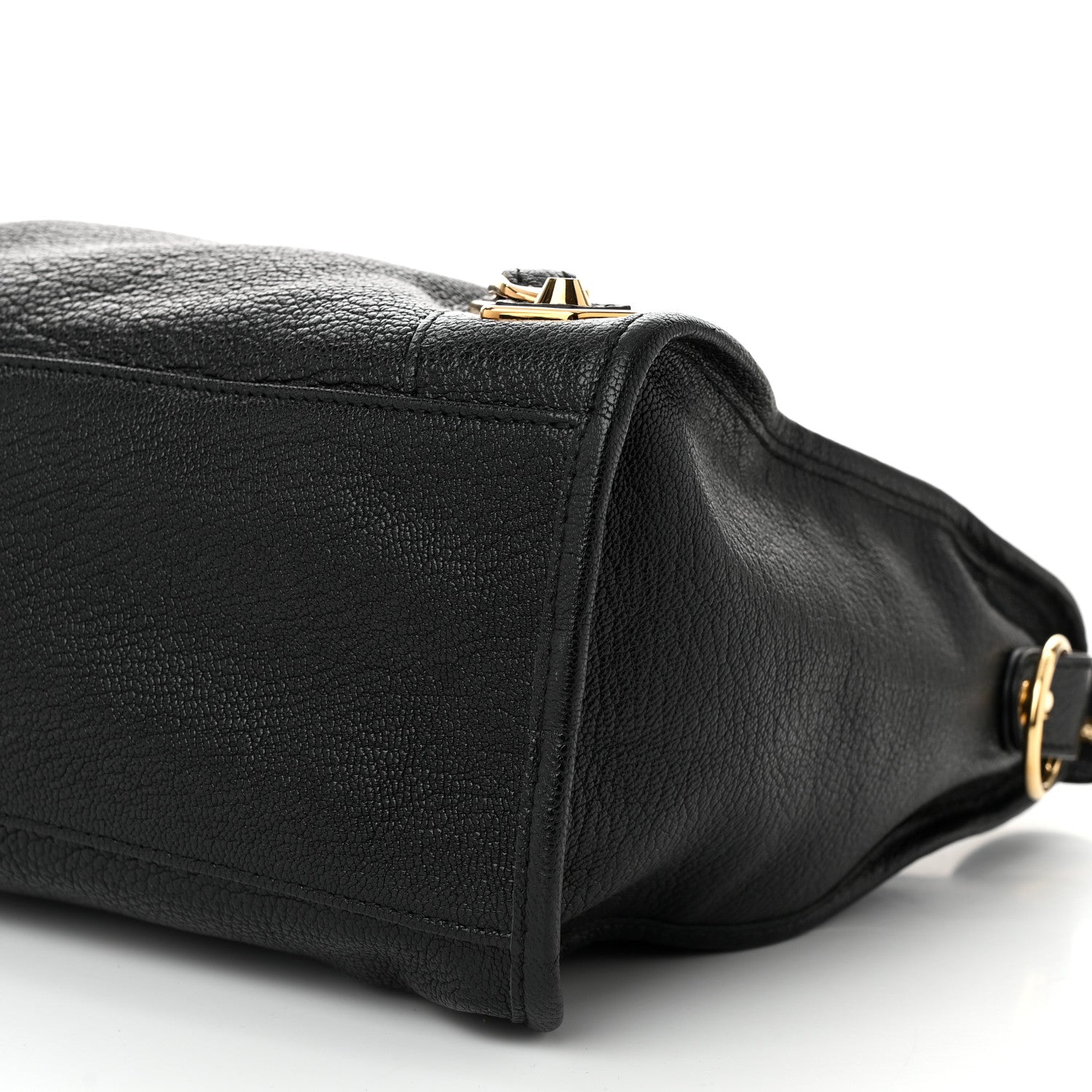 Balenciaga Chevre Gold Metallic Edge Hardware City Black 10 of 10