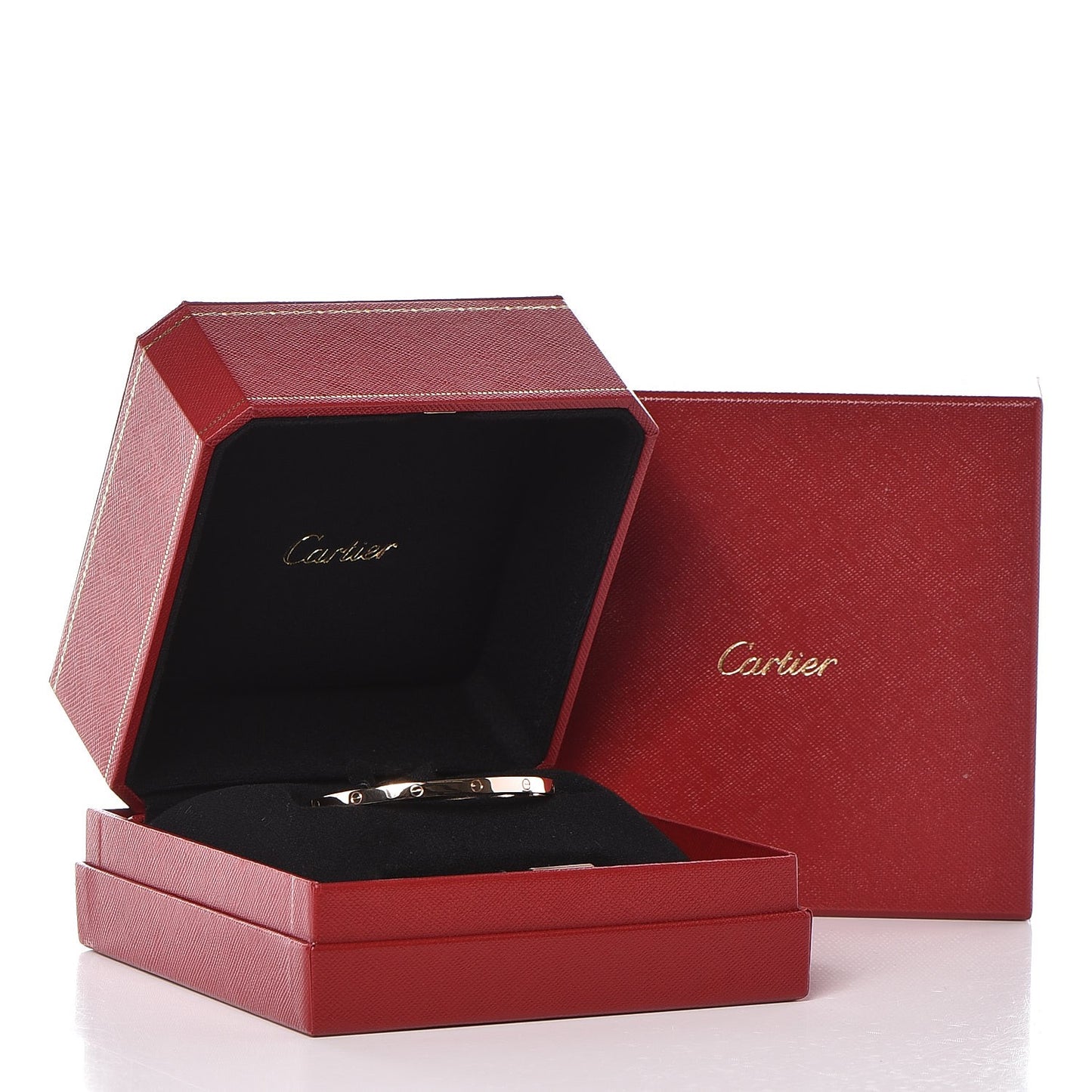 18K Pink Gold Small LOVE Bracelet 17