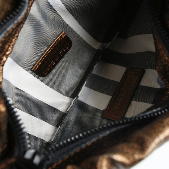 Leather Felday Demi Shoulder Bag Copper