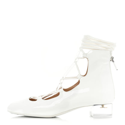 Christian Dior Patent Diorarty 30mm Pumps 39 White 1 of 9