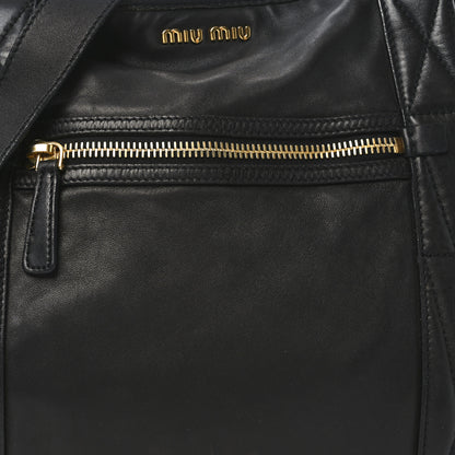 Miu Miu Nappa Matelasse Top Handle Black 7 of 10