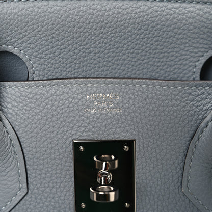 Hermes Togo Birkin 30 Bleu Glacier 6 of 11