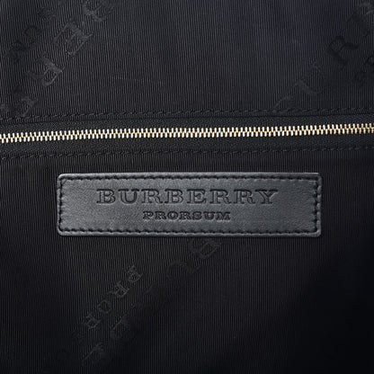 Burberry Suede Striped Medium Orchard Bowling Bag Fawn Brown Plum 6 of 8