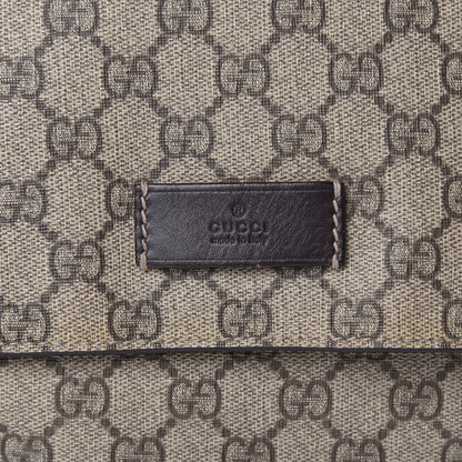 Gucci GG Plus Monogram Messenger Diaper Bag Dark Brown 11 of 11