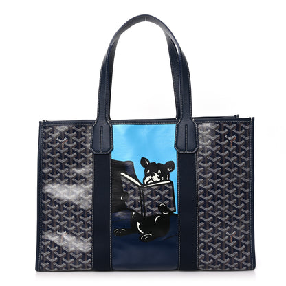 Goyard Goyardine Villette Tote Blue 1 of 8