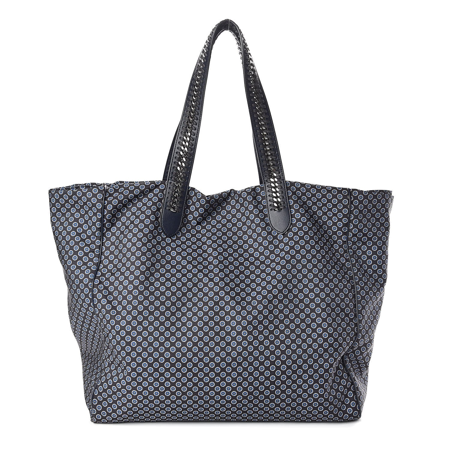 Stella McCartney Nylon Go Flower Print Falabella Tote Blue 1 of 9