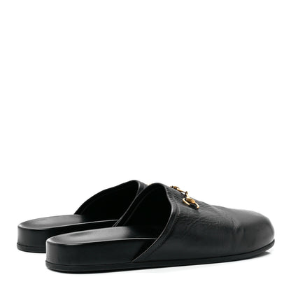 Gucci Malaga Kid Womens Horsebit River Slippers 40 Black 4 of 8
