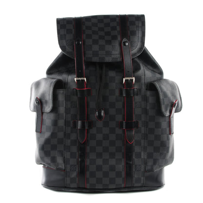 Louis Vuitton Damier Graphite Christopher PM Red 1 of 8