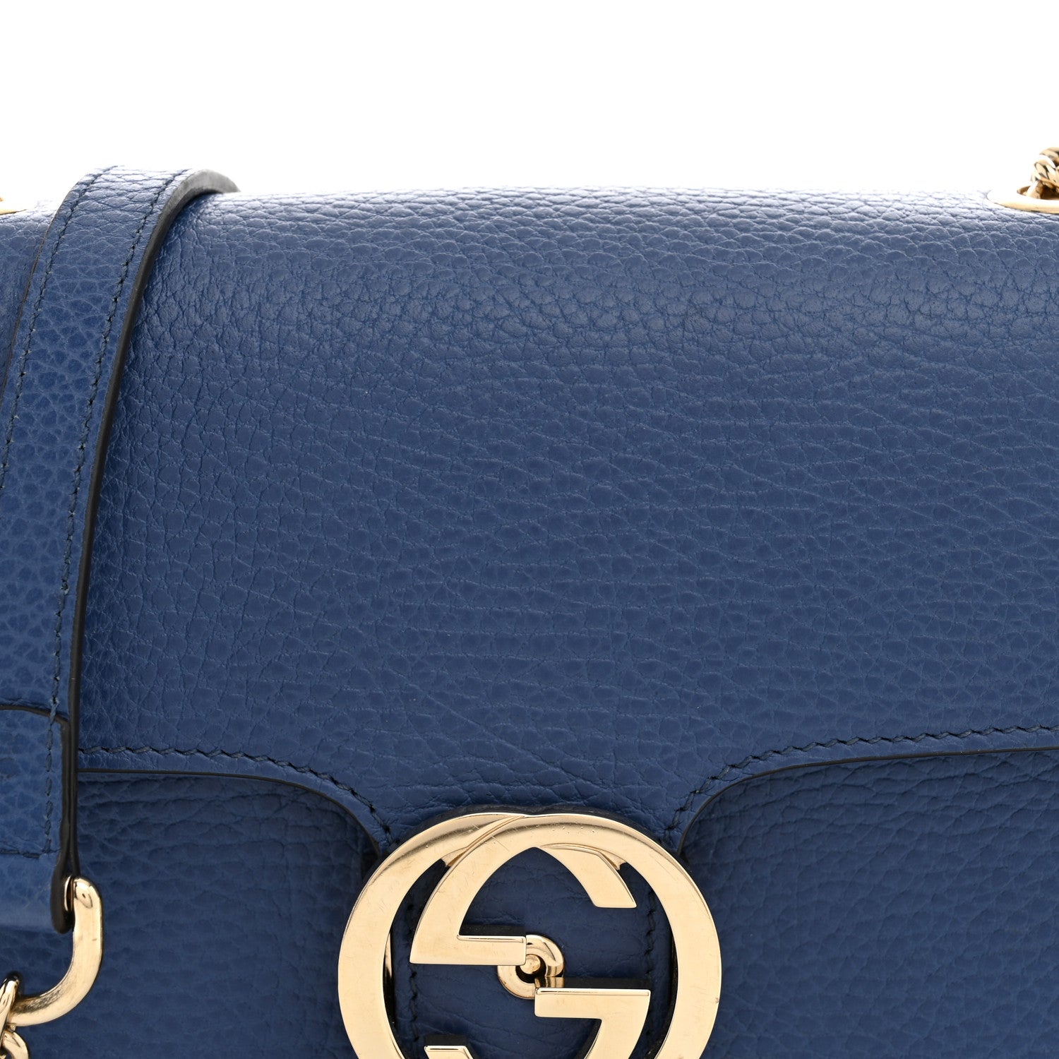 Gucci Dollar Calfskin Small Interlocking G Shoulder Bag Caspian 7 of 10