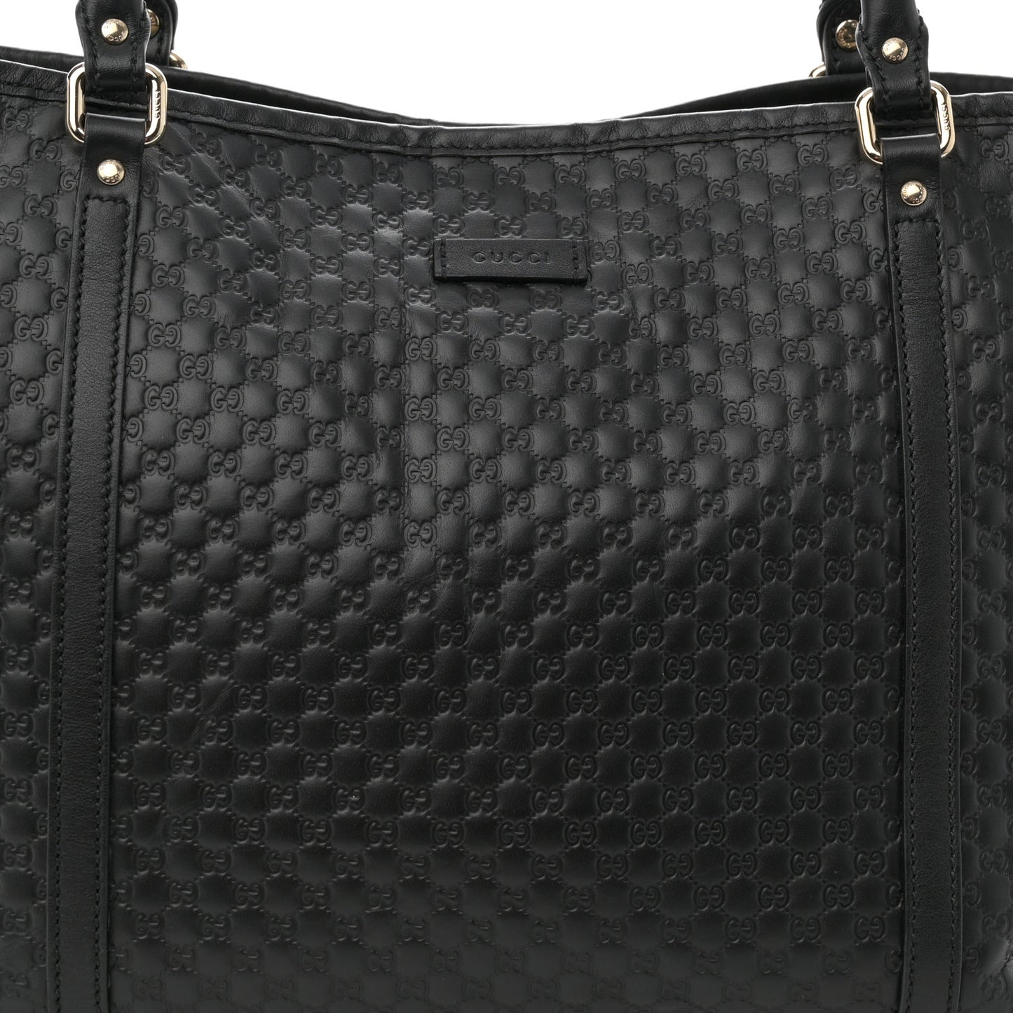 Microguccissima Medium Joy Tote Black