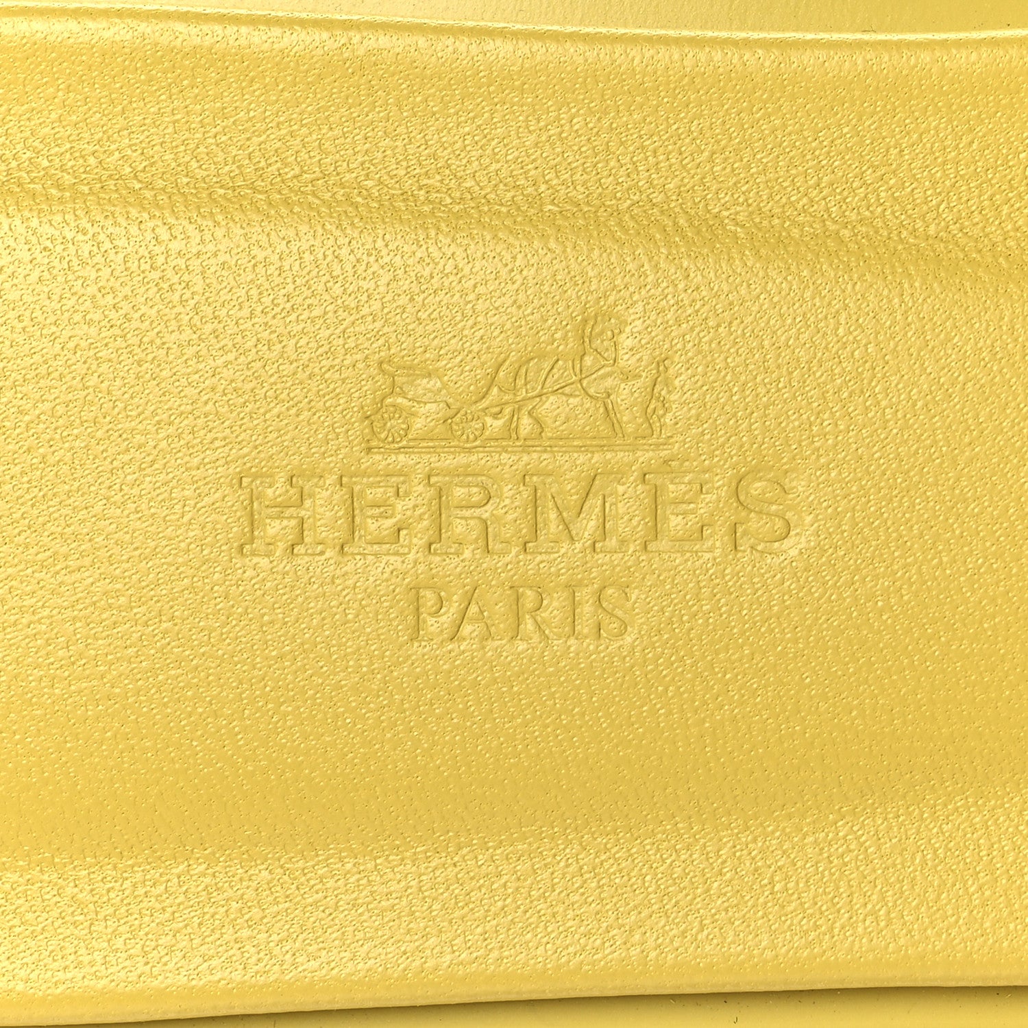 Hermes Box Calfskin Oran Sandals 36.5 Jaune Citron 9 of 9