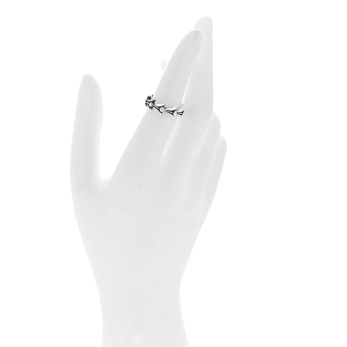 Sterling Silver Crosstail Ring 50 5.5