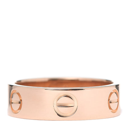 Cartier 18K Pink Gold 5.5mm LOVE Ring 52 6 1 of 6
