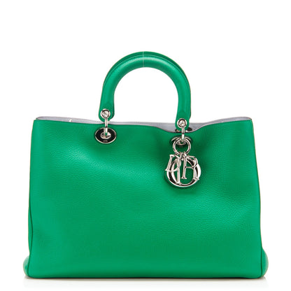 Christian Dior Bullcalf Large Diorissimo Tote Green 1 of 7