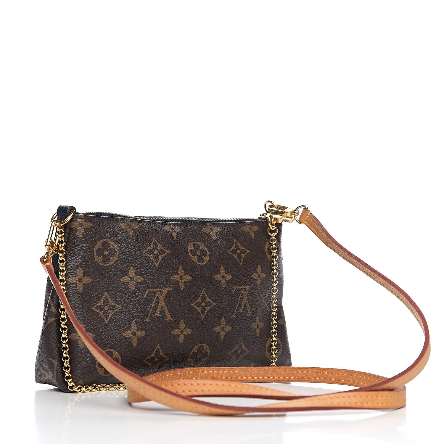Louis Vuitton Monogram Pallas Clutch Blue Marine 2 of 9
