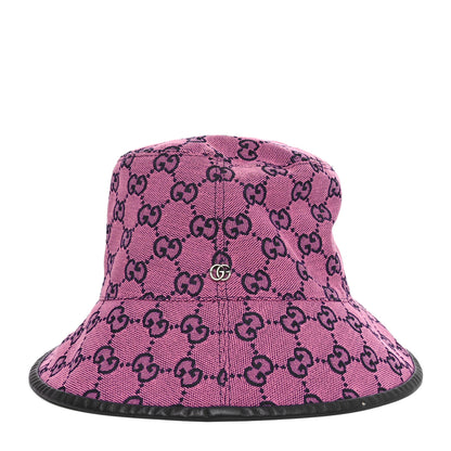Gucci Monogram Multicolor New Sakai Calfskin Bob Malibu Bucket Hat L Parma Violet Blue 3 of 9