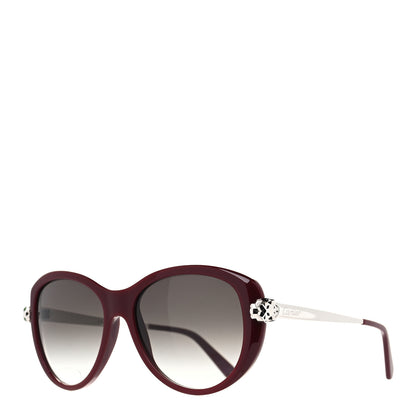 Cartier Panthere Wild De Cartier Sunglasses Burgundy 1 of 9