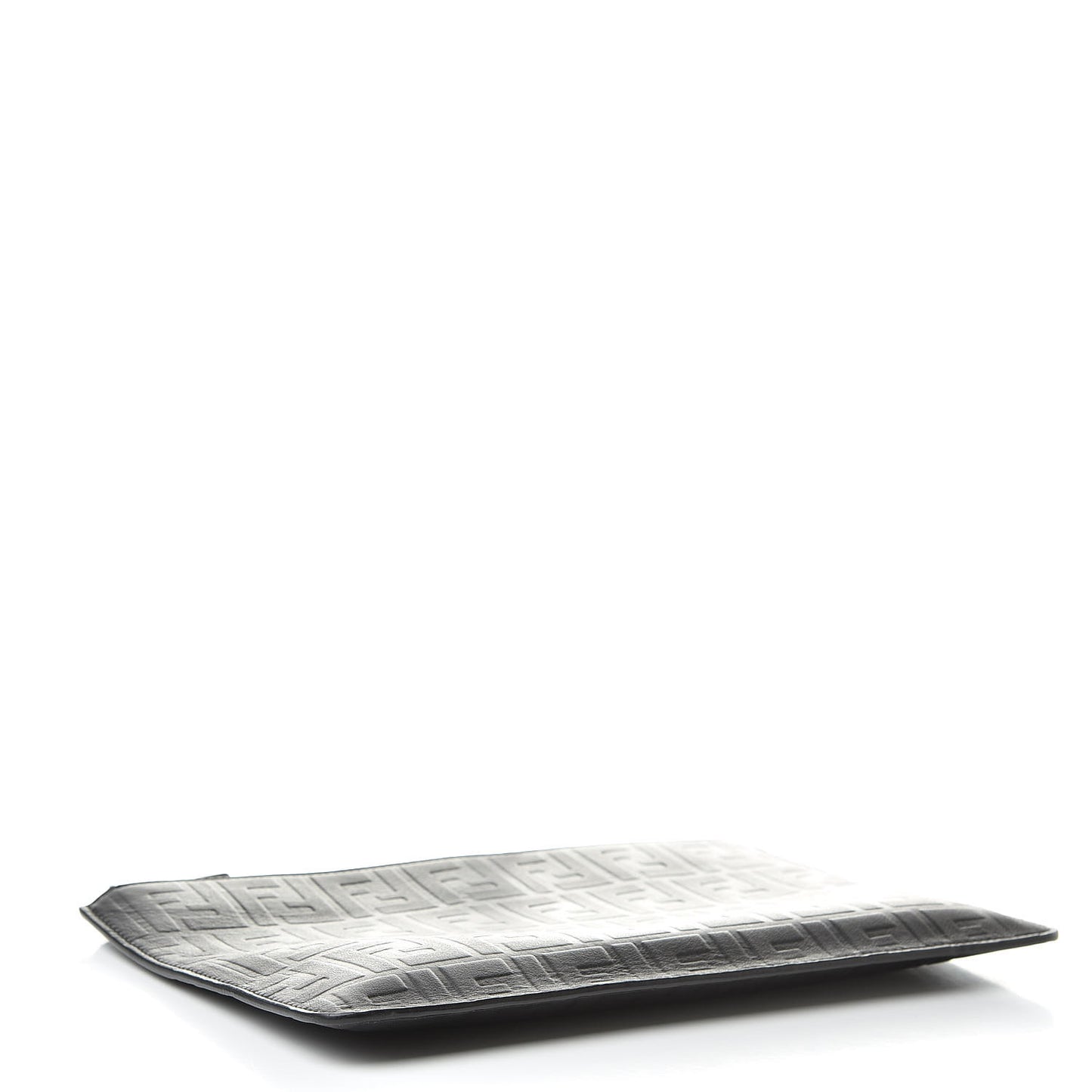Vitello Grace FF 1974 Embossed Pouch Black