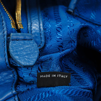 Prada Vitello Daino Tote Cobalto 10 of 10