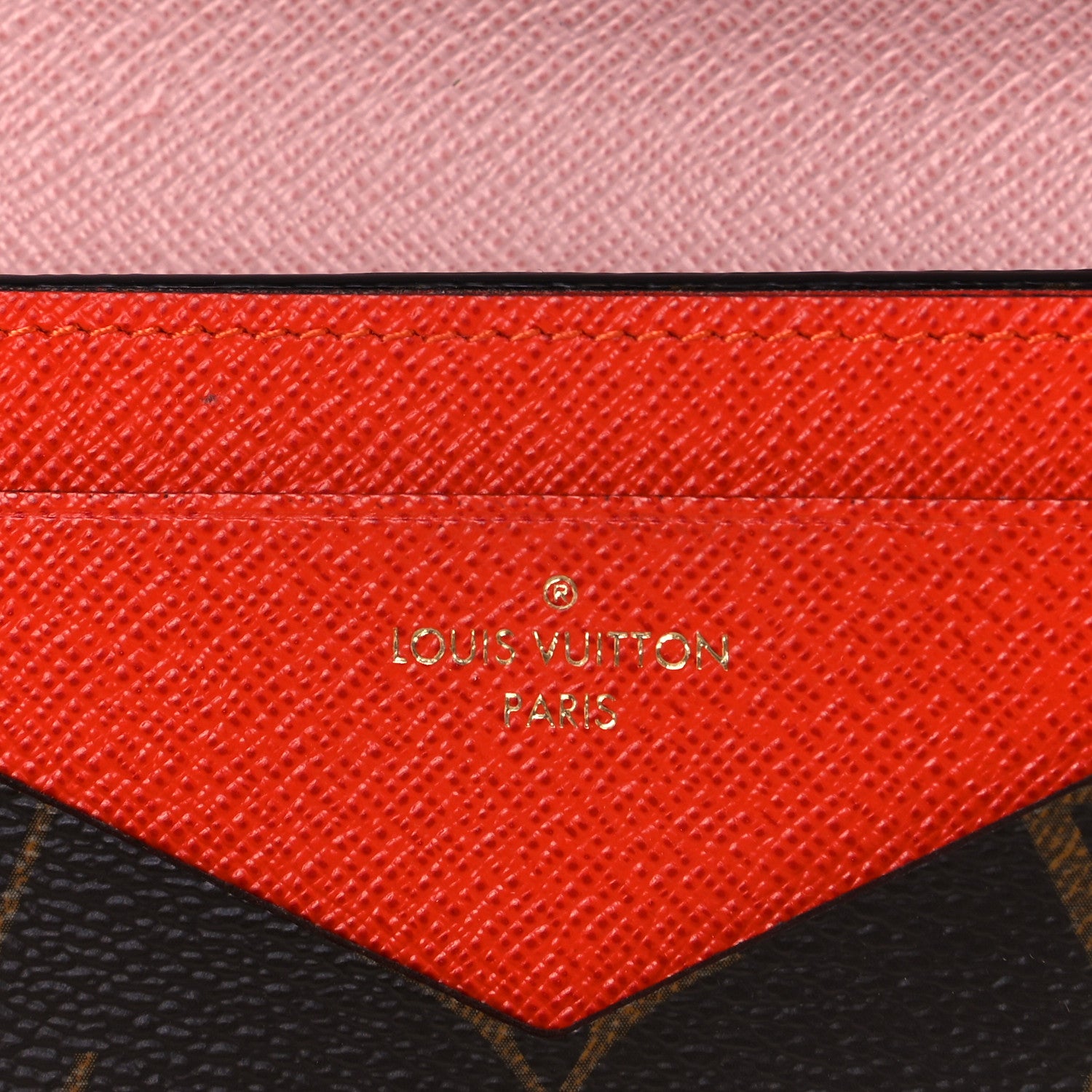 Louis Vuitton Monogram Jeanne Wallet Rose Ballerine 8 of 9