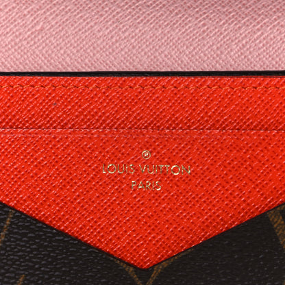 Louis Vuitton Monogram Jeanne Wallet Rose Ballerine 8 of 9