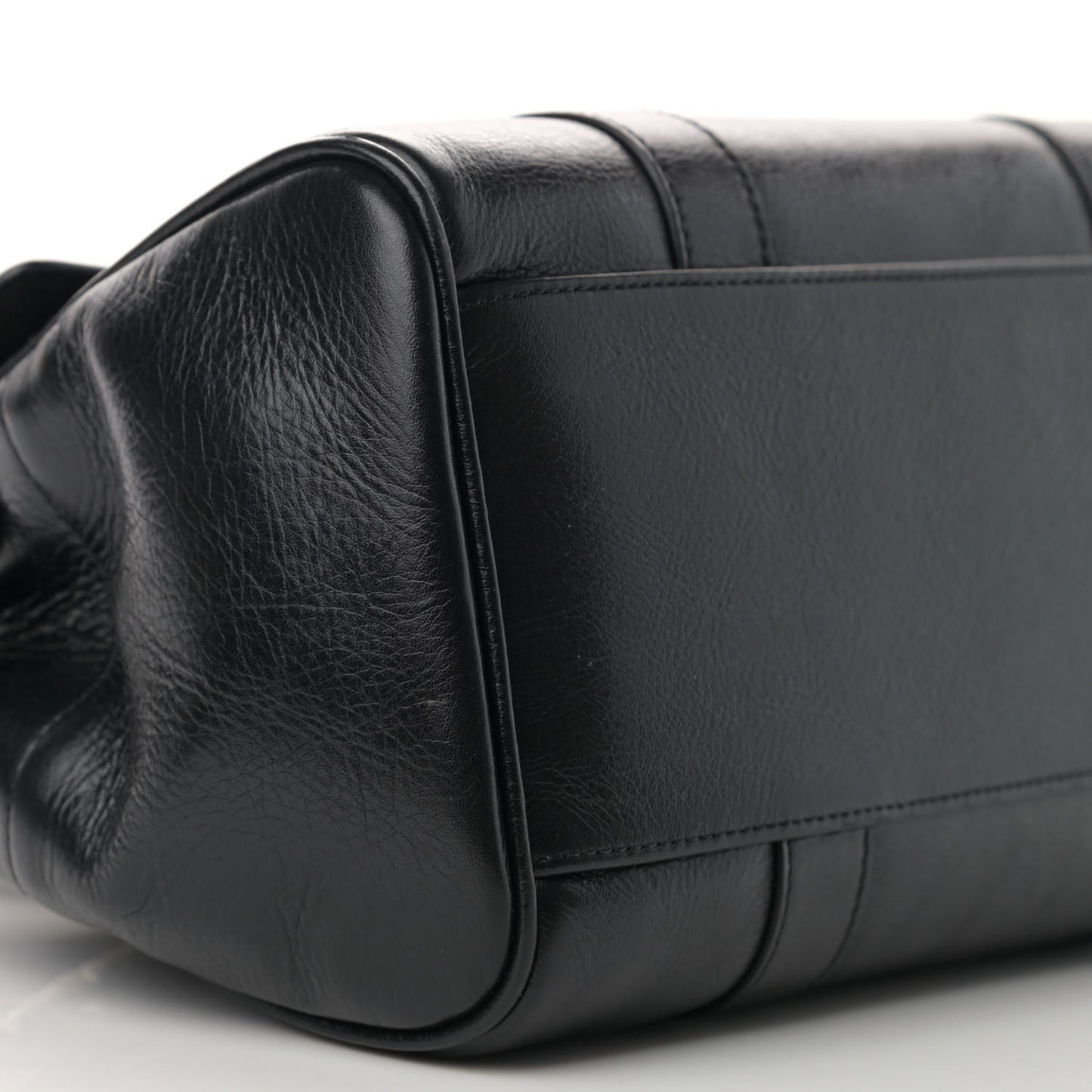 Natural Vegetable Tanned Small Bayswater Black