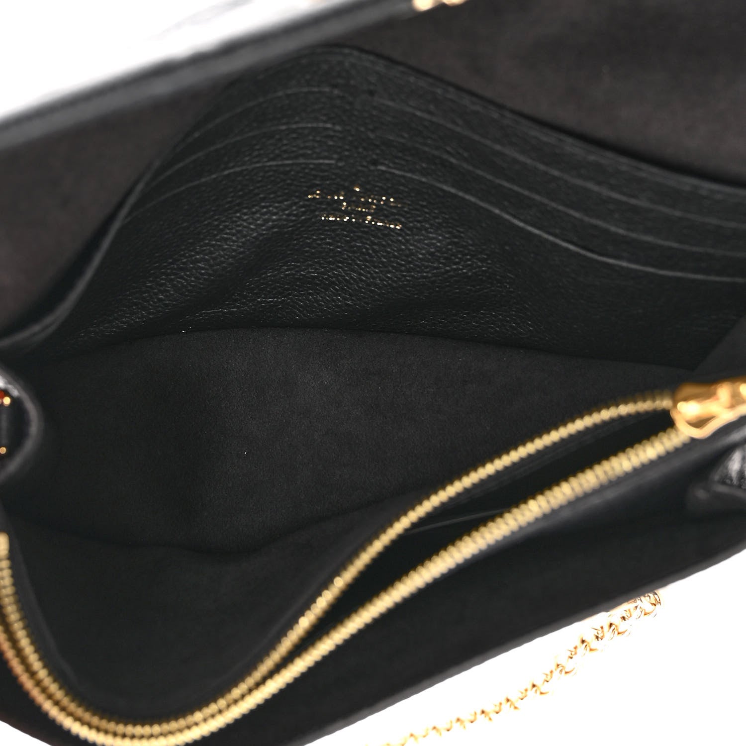 Louis Vuitton Empreinte Vavin Chain Wallet Black 5 of 9