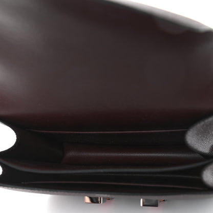 Hermes Epsom Enamel Constance 18 Rouge Sellier Framboise 4 of 4