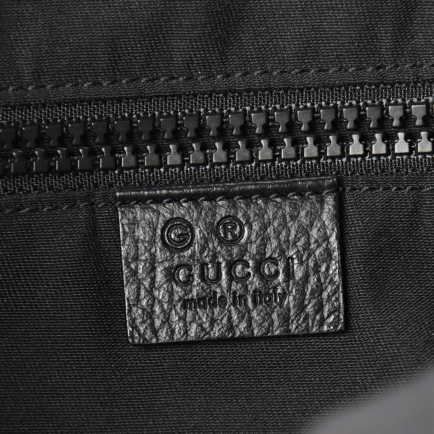 Gucci Nylon Monogram Small Flat Messenger Bag Black 5 of 9