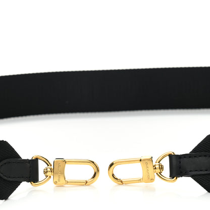 Louis Vuitton Nylon Petite Malle Souple Shoulder Strap Black 3 of 3