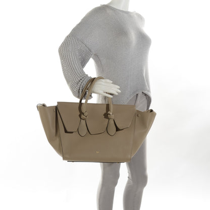 Celine Crisped Calfskin Medium Tie Knot Tote Light Taupe 2 of 17