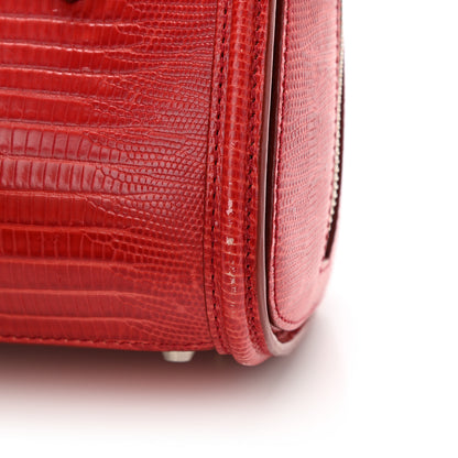 Alexander McQueen Calfskin Lizard Embossed Mini Heroine Scarlet 14 of 14