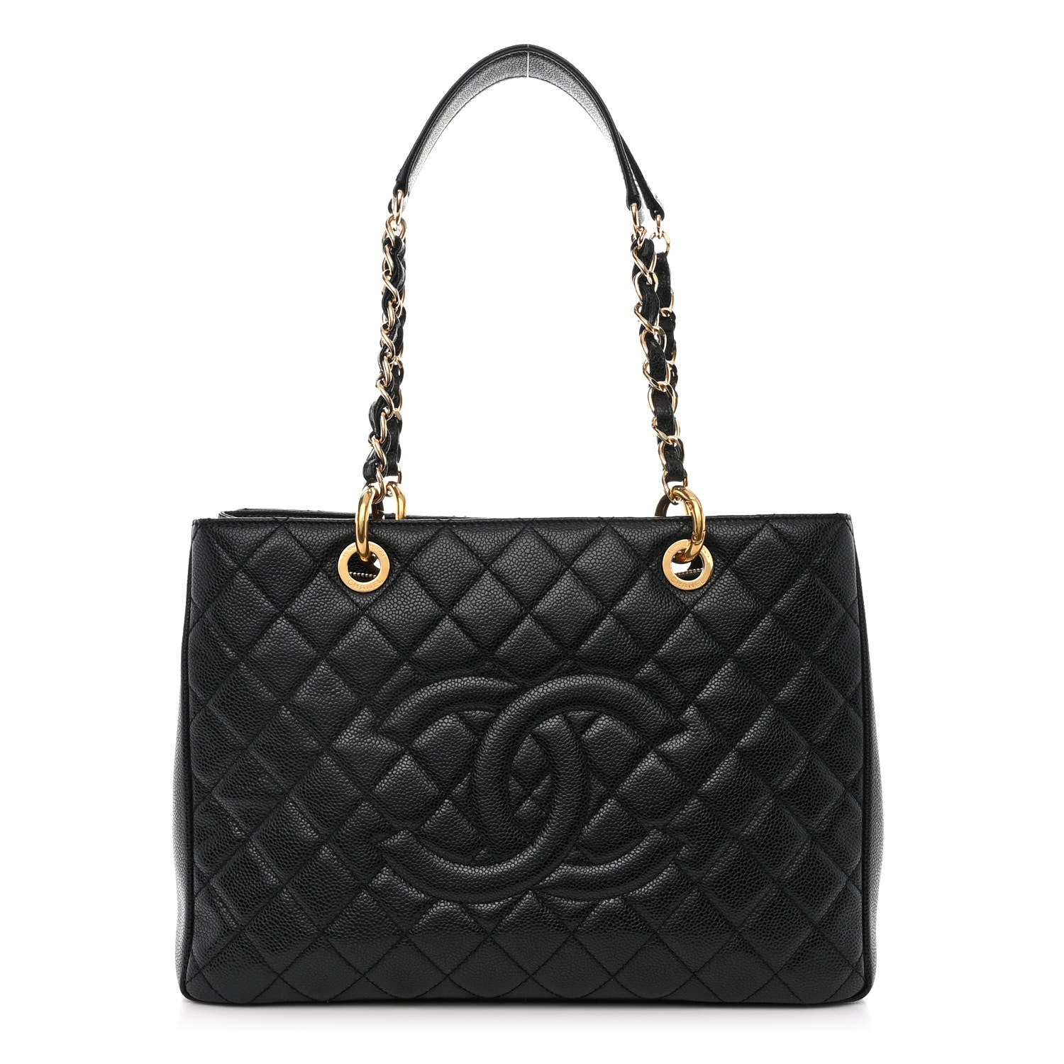 Chanel Caviar Quilted Grand Shopping Tote GST Black 1 of 11