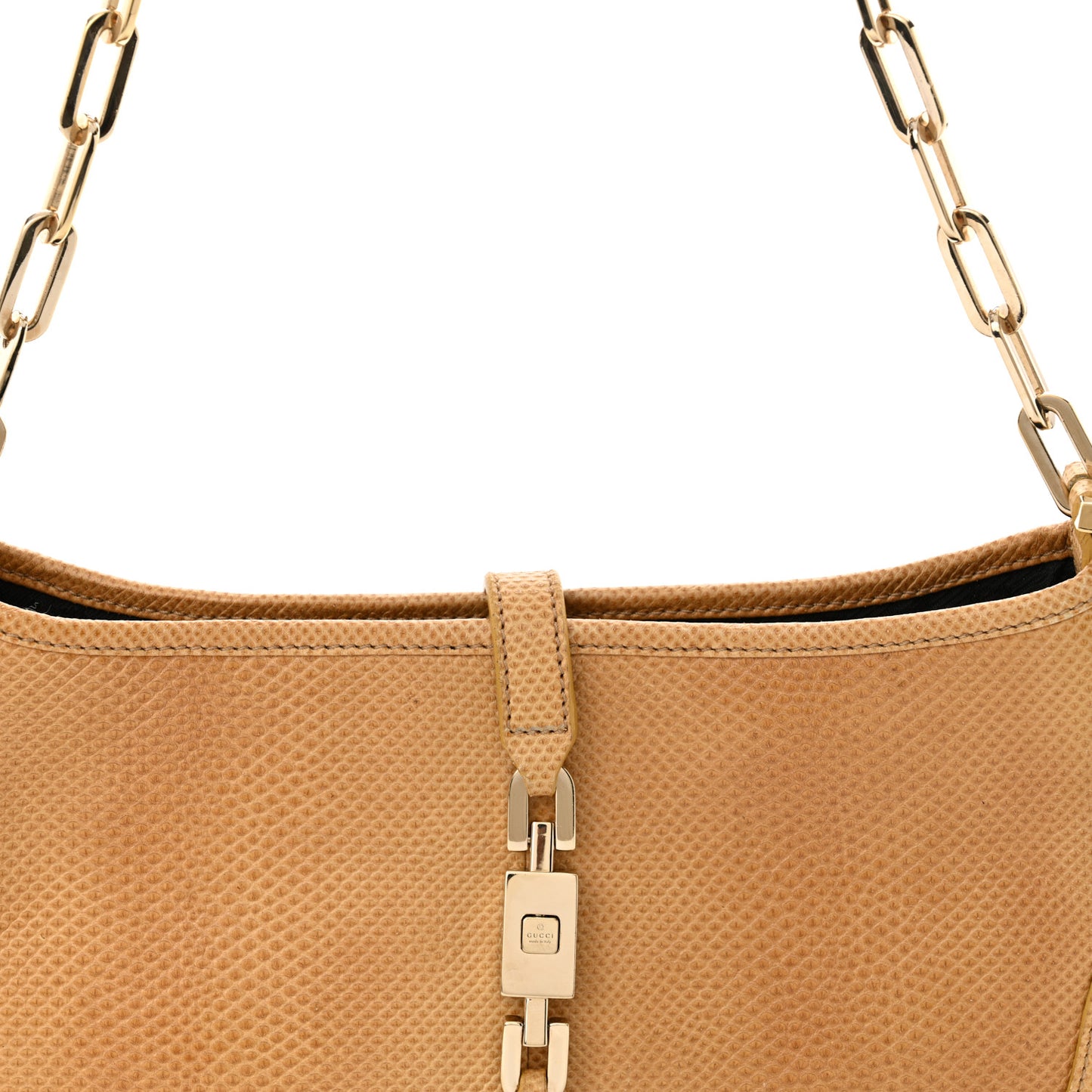 Karung Jackie O Chain Hobo Tan Beige
