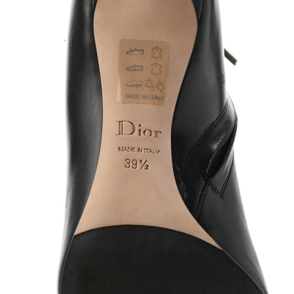 Christian Dior Calfskin Blason Low Boots 39.5 Black 6 of 16