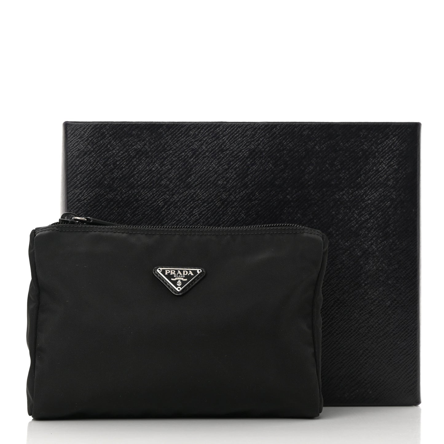 Nylon Vela Cosmetic Pouch Black
