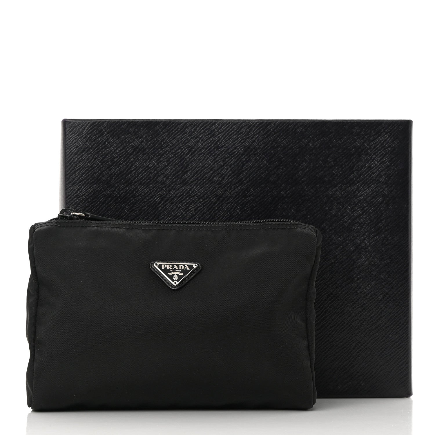 Prada Nylon Vela Cosmetic Pouch Black 10 of 10