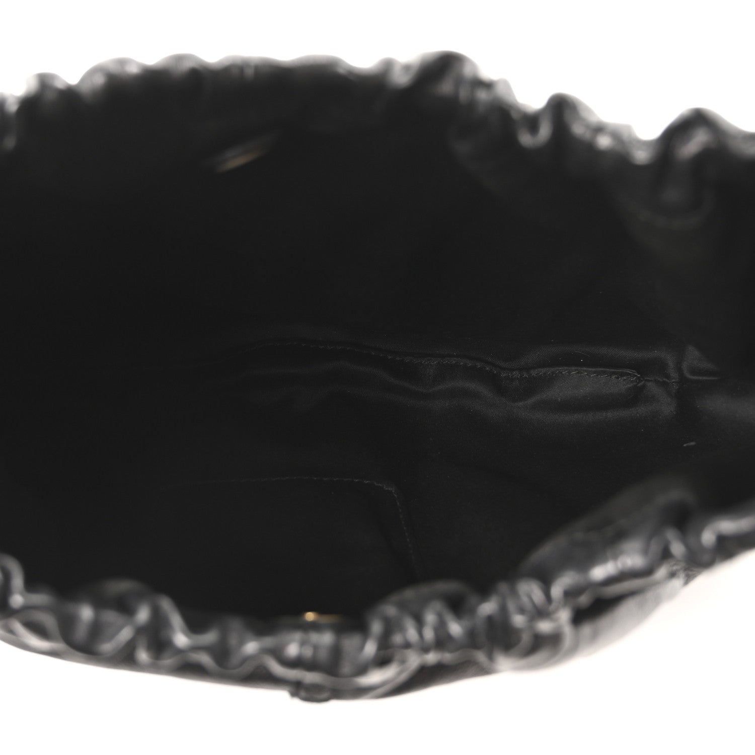 Saint Laurent Calfskin Vincennes Mombasa Hobo Black 6 of 10