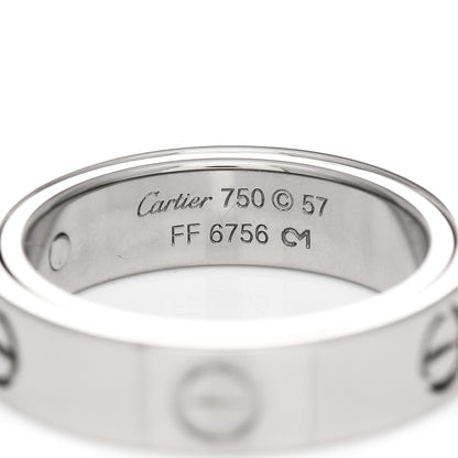Cartier 18K White Gold 5.5mm Astro LOVE Ring 57 8 7 of 7